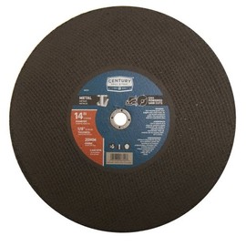 Century Drill & Tool 08720 14" x 18 x 20mm Metal Cutting Blade – Double Reinforced, High-Speed Saw Compatible, Cuts Ferrous & Non-Ferrous Metals, Heavy-Duty Durability