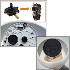 Auto-plaza 14 IN 1 Joystick Repair and Replacement Kit for Oculus Quest 2 Controller for Meta Quest 2 Controlle for Oculus Quest 2 Controller (Type A)