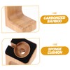 iplusmile 2pcs Bamboo Charging Stand for Smart Watch Natural Charging