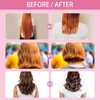 VJSSUJK 2-Piece Haircut Stencil Kit with Non-Slip Clips - Precision