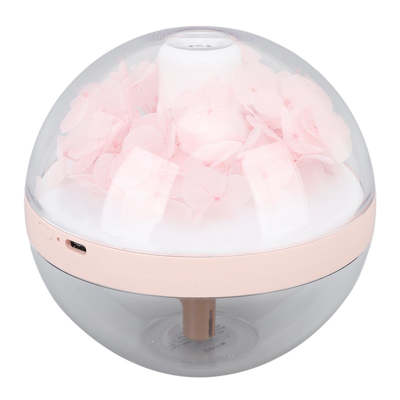 Essential Oil Diffuser Mini LED 270ml Pink Eternal Flower Aroma