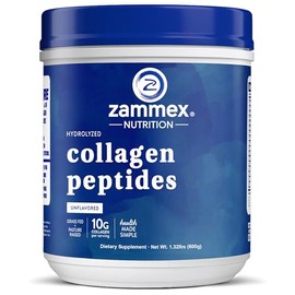 Péptidos de colágeno hidrolizados de primera calidad - Mejor valor  sin OMG, alimentados con zacate, sin gluten, ganso elevado de pasto  sin sabor y  