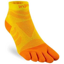 Injinji Women's Ultra Run Mini-Crew (Medium/Large, Sunflower)