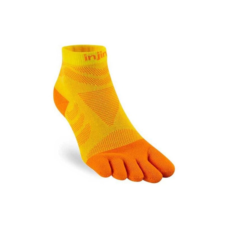 Injinji Women's Ultra Run Mini-Crew (Medium/Large, Sunflower)