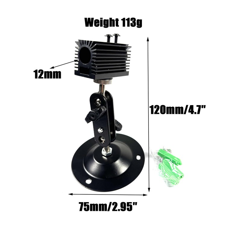 Laser Positioning Bracket Laser Module Fixing Bracket 360-degree Adjustable Positioning
