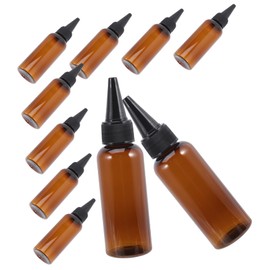 BIUDECO 10pcs Applicator Bottle Hair Dye Oil Bottles 50ml Plastic Refillable for Shampoos Conditioners