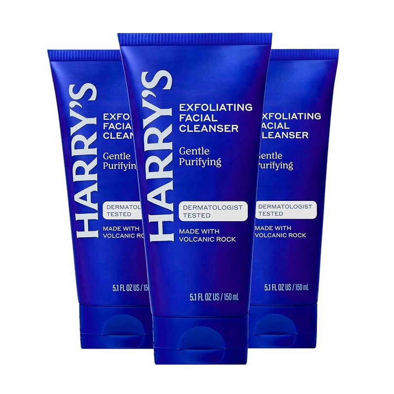 Harry's 해리의 남성 각질 페이스 워시 화산암 제 순한 페이셜