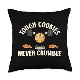 Tough Cookies Never Crumble Throw Pillow