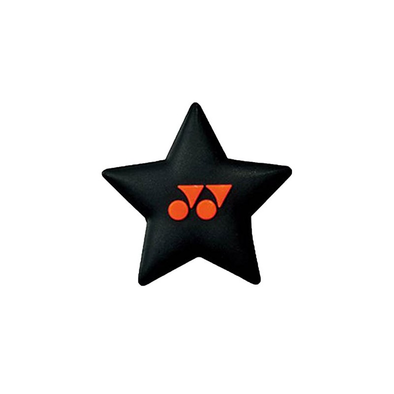 YONEX AC166 401 Vibration Stopper 6 (Pack of 1) Black/Orange