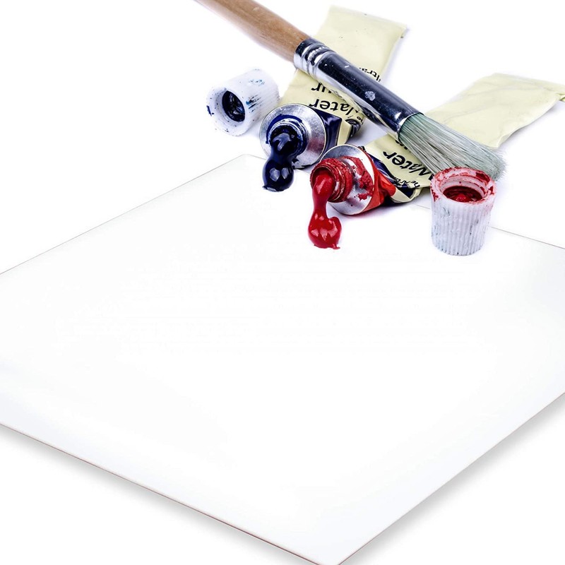 FIXSMITH Canvas Boards for Painting 5x5 Inch, Super Value 24