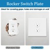 Metal Oversized Outlet Cover Plate 5.5" x 5.5", Jumbo Duplex