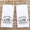 Unbranded Fall Tea Towels, Set of 2, Blue Truck, Kitchen