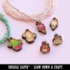 Flying Firefly Lightning Bug Mini Wood Shape Charms Jewelry DIY