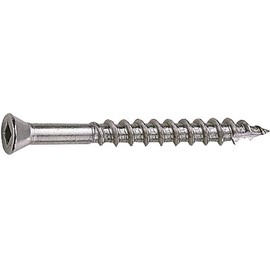 Trim Head Stainless Steel Square Drive Screws - 7 x 1-5/8" (50 per Pack)