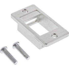InLine 76205A Keystone SNAP-In Module Holder, 1 Way, Metal, for Flat Surfaces