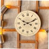 TEHAUX DIY Clock Dial Replacement Round Aluminum Dial for Clock