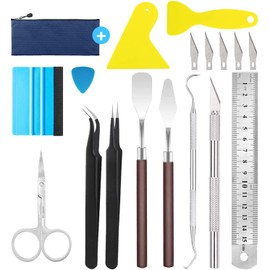 X Sim FitnessX Plotter Accessories, Vinyl Weeding Tools, DIY Craft Tool Set, HTV, Cameos, Labelling, Includes Weeding Hook, Tweezers, Spatula for Silhouettes, DIY Art Work