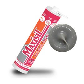 Maxisil Natural Stone Silicone Sealant 10.4 oz - N15 Grey, RDX1001G
