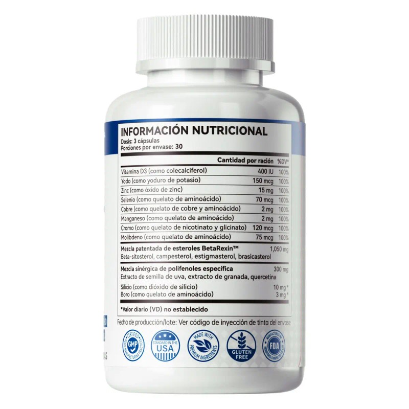 Mvpcare Prostate Health Suplemento Prostata Saw Palmetto Mezcla Licopeno Extracto