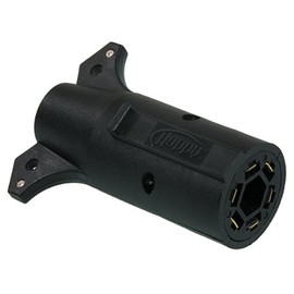 Hopkins 47555 Trailer Adapters and Connector - 7-way R.V. Blade to 6-way Round