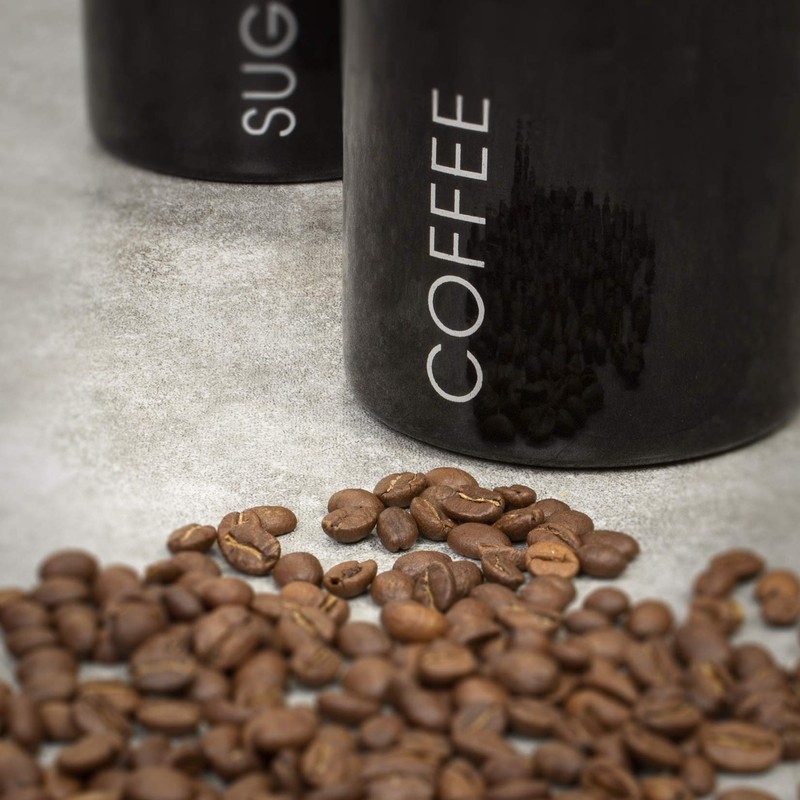 EHC Set of 3 Airtight Tea Sugar and Coffee Storage