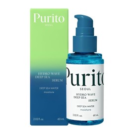 PURITO Hydro Wave Deep Sea Serum Facial Hidratante - Piel Sensible Efecto Rellenador - Serum Coreano Vegano Sin Fragancia - 60 ml skincare coreano    
