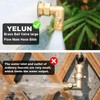 YELUN Garden Hose Elbow with Shut Off Valve 90 Degree