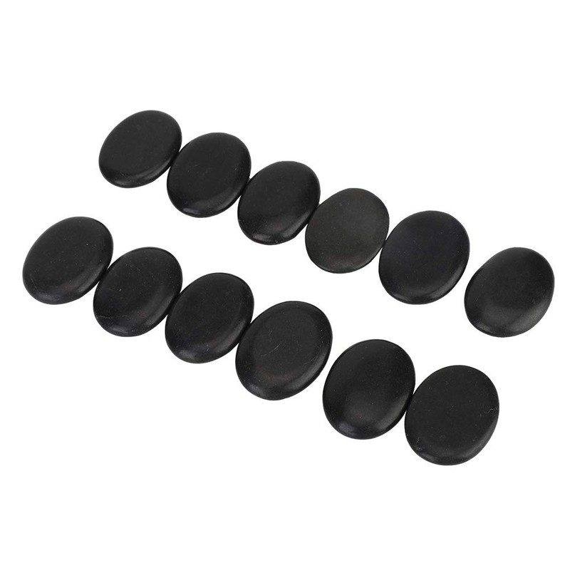 Ausla Hot Stone Massage Set, 12 Pieces, Warm Relaxing Massage