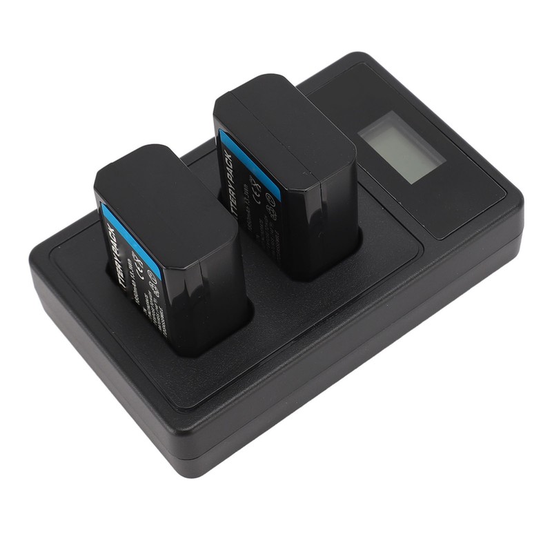 NP FW50 Camera Battery 7.2V 1850mAh with Dual USB LED
