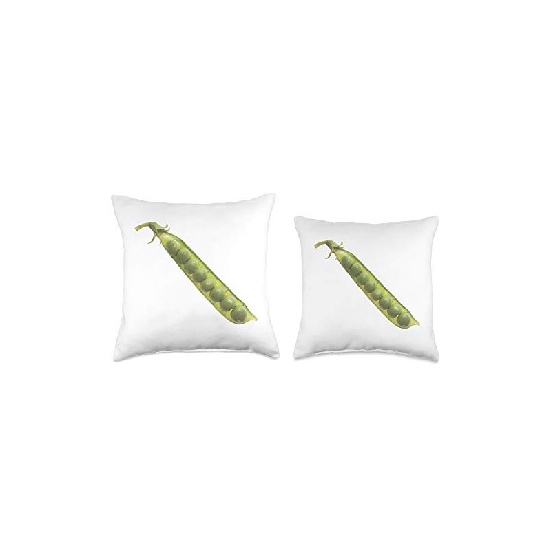 es designs Peapod Peas Throw Pillow, 16x16, Multicolor