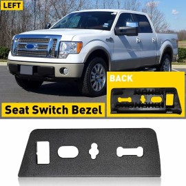 LIANGREN Front Left Side Seat Switch Bezel Fit For 2009-2014 Ford F-150 OE#9L3Z-14A706