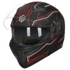 ILM Motorcycle Dual Visor Flip up Modular Full Face Helmet