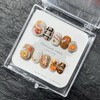 10Pcs Thanksgiving Press on Nails Petite Short Fall Fake Nails