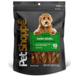 Generic Premium Twist Sticks Chicken, Pork Skin, Vegetables 4oz (Pack of 2)
