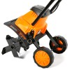10-Amp Motor 14-In Lawn Garden Electric Tiller and Cultivator Adjustable
