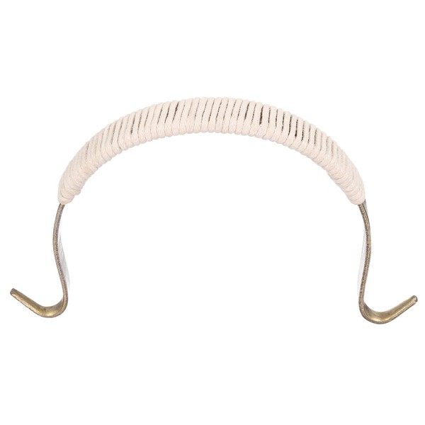 uxcell Metal Tea Pot Handle Cotton Rope Wrapped Handle U-Shape