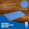 Microfiber Wholesale 20" Premium Microfiber Wet Mop Pad (2 Pack)