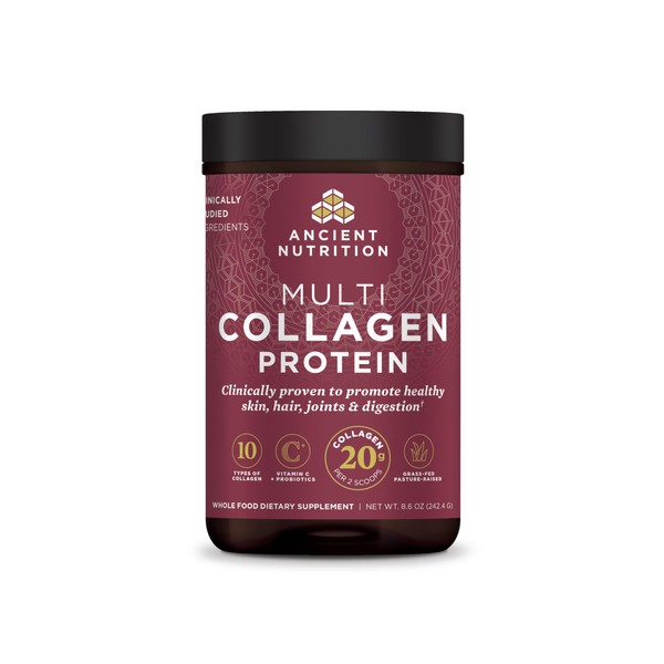 Ancient Nutrition Ancient Nutrition Hydrolyzed Collagen Peptides Powder with Probiotics,