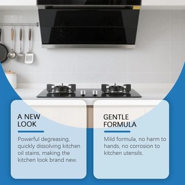 Weivone Oven cleaner Kitchen,Heavy Oil Cleaner, 2025 Upgrade Multipurpose Grease Remover, Durable Stain Cleaning Agent for Kitchen Surfaces, Portable Degreasing Spray 500ML