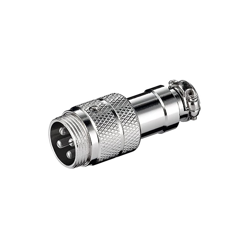 Wentronic 11681 microphone connector 4-pin MIC 4 Silver