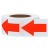 Hybsk Fluorescent Red Arrows Stickers Total 500 Stickers per Roll