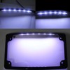 FVMOTO Curved LED License Plate Frame with Illumination Light Compatible