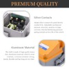 Foot Switch, Nonslip Momentary Foot Pedal Switch with Aluminum Case,