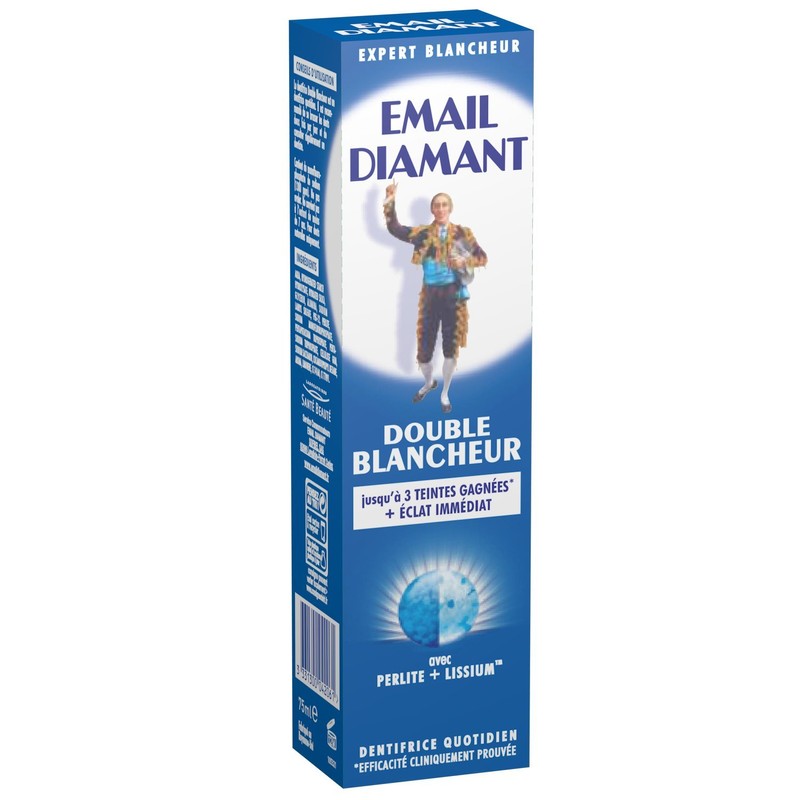 Email Diamant Double Whiteness Toothpaste Instant Shine Fresh Mint Aroma