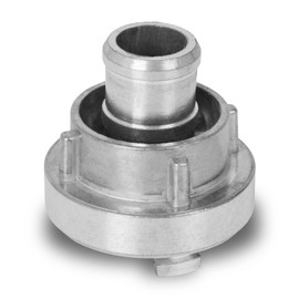 EBERTH Storz D Suction Coupling 1 Inch Hose Coupling 1 Inch Outer Diameter Hose Nozzle 25 mm High Pressure Coupling Fire Engine Coupling Aluminium with Seal Storz 25-D