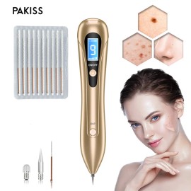 PAKISS 2026 Professional 9-Level Adjustable Beauty Pen for Skin Imperfection Carecolor: Pink, power supply mode: Usb Recharge