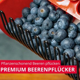 Westmark Berry Picker - Ideal for Picking Blueberries and Other Wild Berries Garden Without Sharp Edges Ergonomic Handle - BPA Free