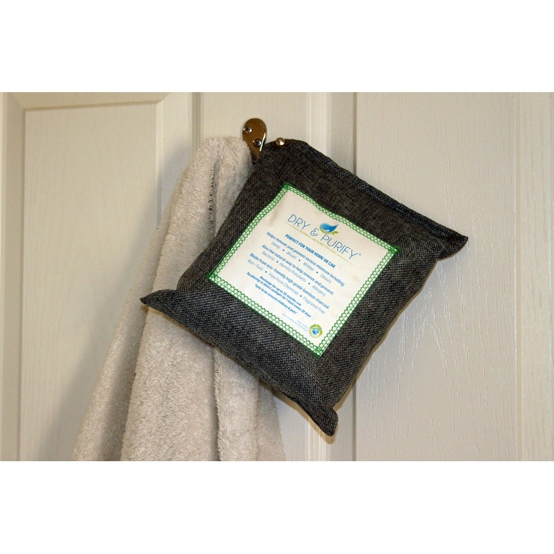 Dry & Purify – Car Dehumidifier Deodorizer. Bamboo Reusable Air