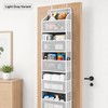 5-Shelf Over Door Hanging Storage Organizer with Large Capacity Pockets,