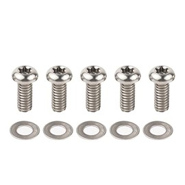 NICECNC NICECNC 5pcs Titanium Alloy Derby Cover Screws Compatible with Harley CVO Road Glide/Street Glide,Fat Bob/Fat Boy,Road Glide/Road King,Softail Slim/Deluxe,Heritage Classic/Softail Classic,See FIT!